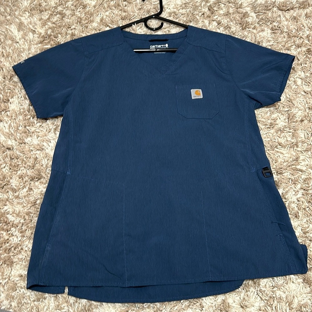 Blue carhartt scrubs